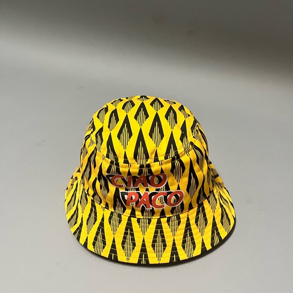 Paco Rabanne Other - Paco Rabanne Yellow and Black Patterned Hat